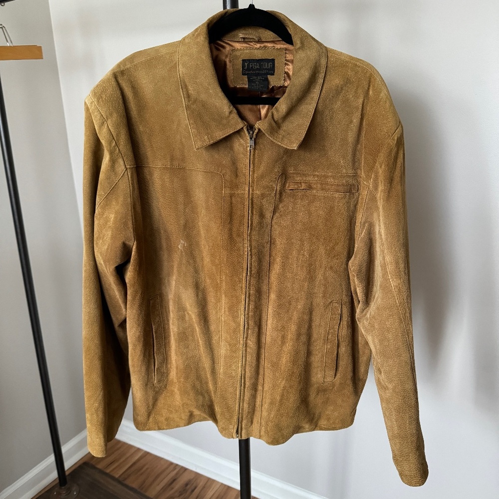 Vintage Men's PGA Tour Suede Jacket